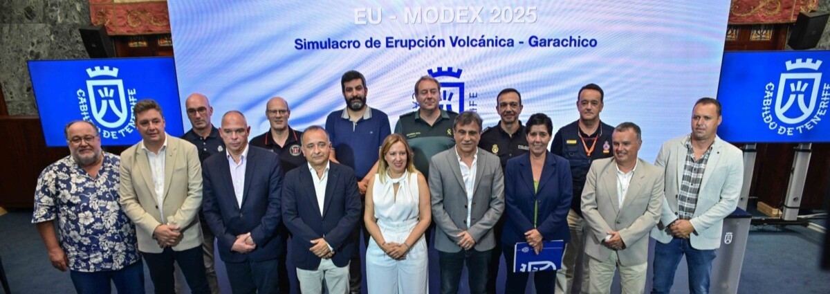 El Cabildo de Tenerife presenta ‘EU-Modex Tenerife’: el simulacro volcánico que reunirá en Garachico a más de 1.000 efectivos nacionales e internacionales